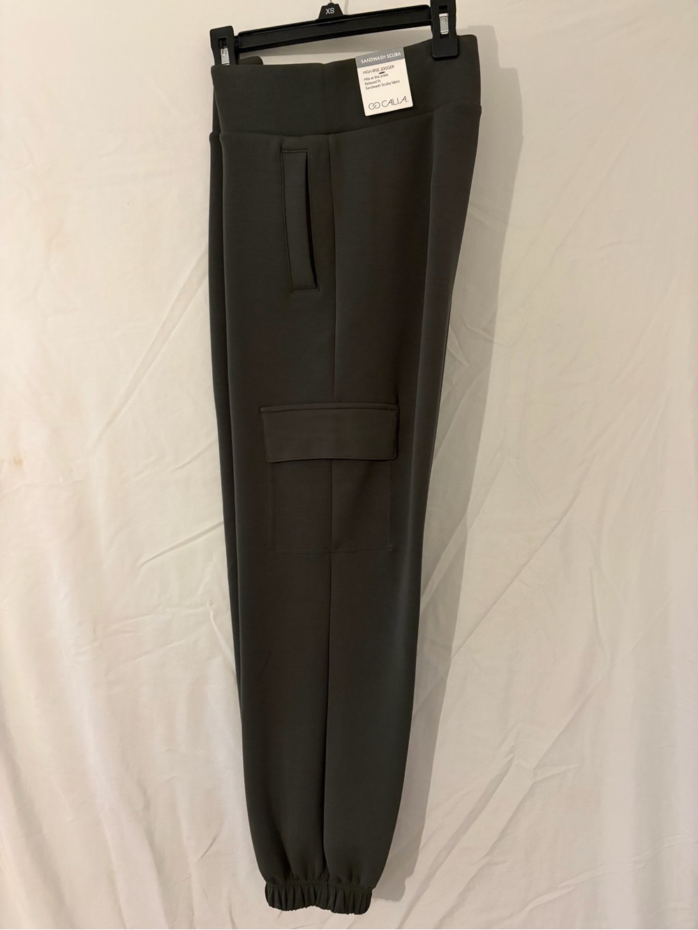 Celia Dark Gray Cargo Joggers
